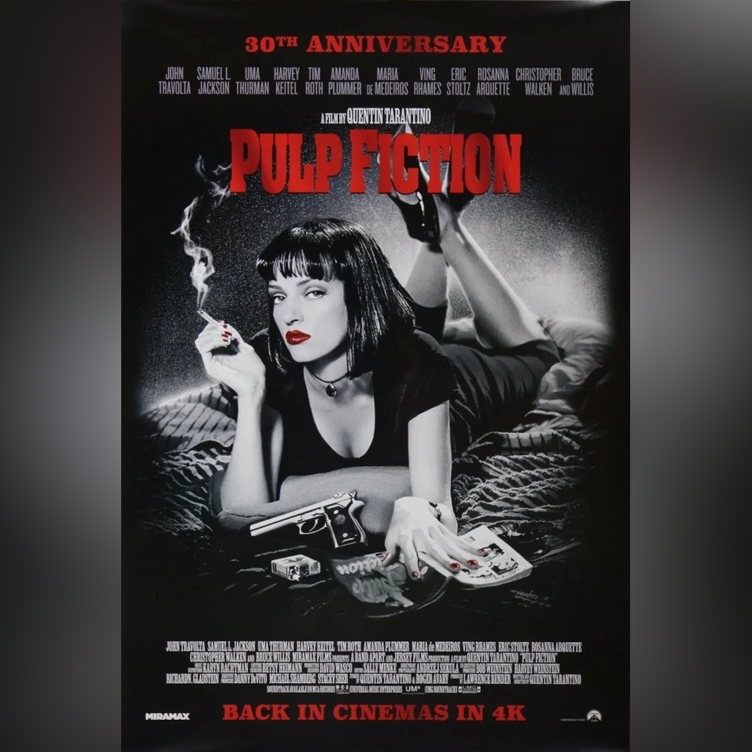 PULP FICTION (2024r) | Original Movie Poster | Vintage Film Poster