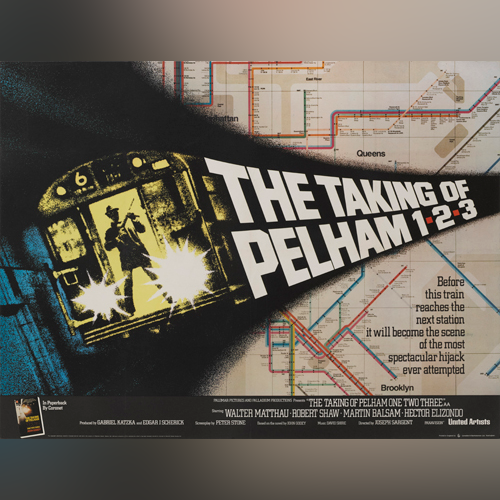 The Taking Of Pelham 123 (1974) Original Movie Poster Vintage