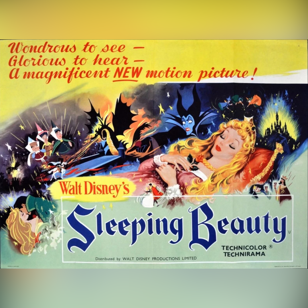 Sleeping Beauty (1959) Original Movie Poster Vintage Film