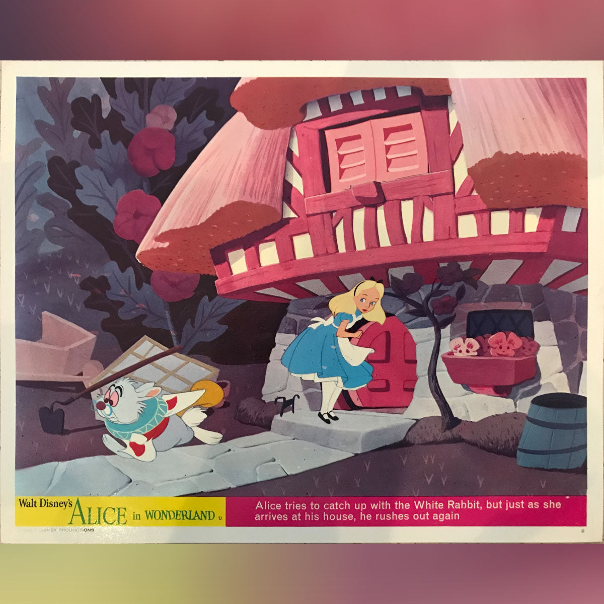 Alice In Wonderland 1960 s 70 s RR Original Movie Poster alice-in-wonderland-1960-s-70-s-rr-original-movie-poster