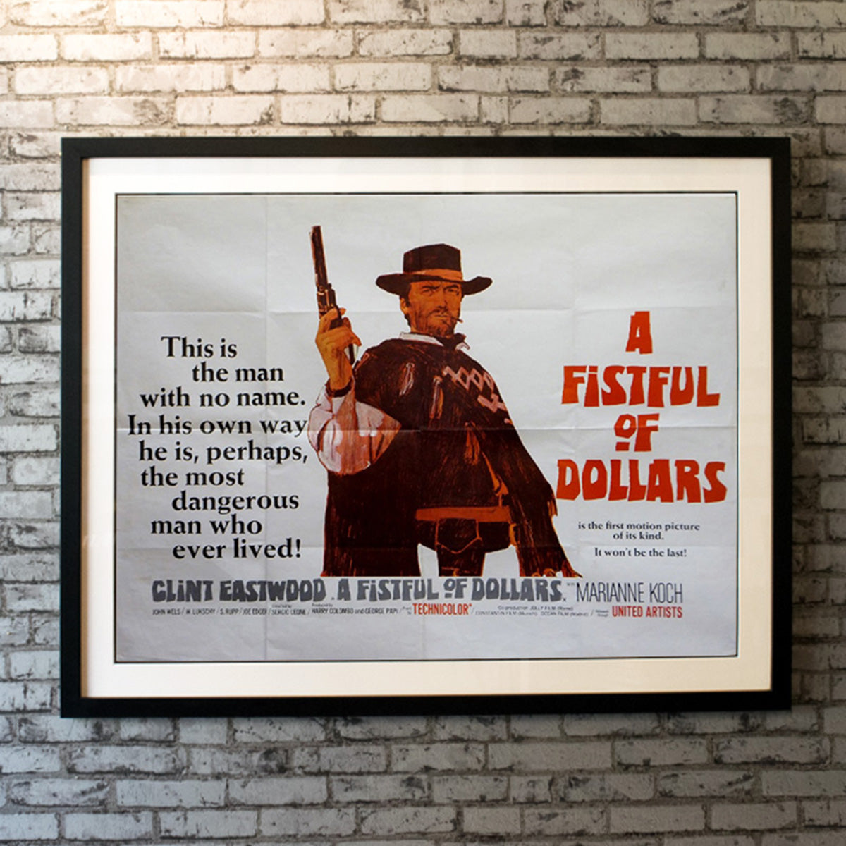Original Movie Poster of A Fistful Of Dollars (1964)