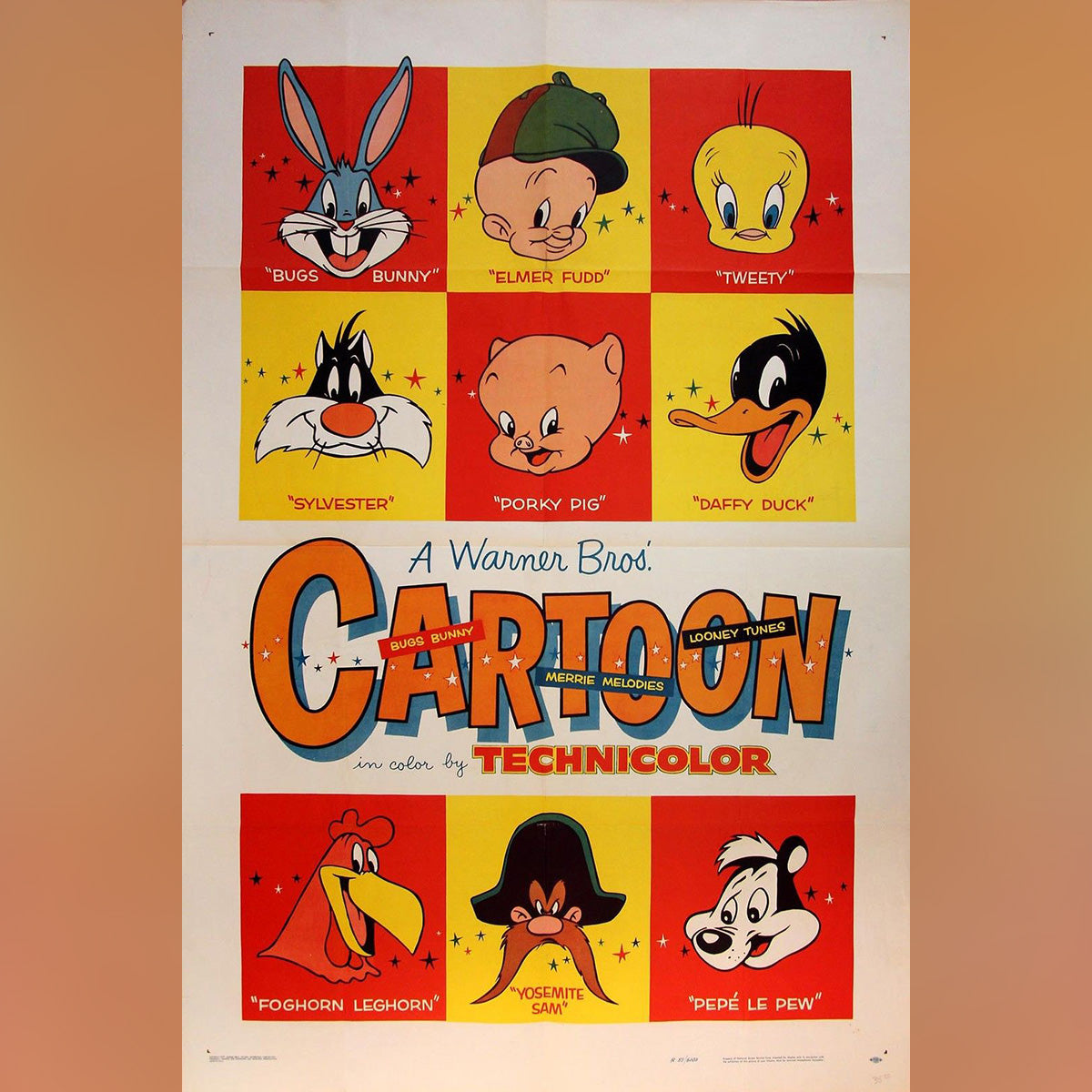 Original Movie Poster of A Warner Brothers Cartoon (1959R)