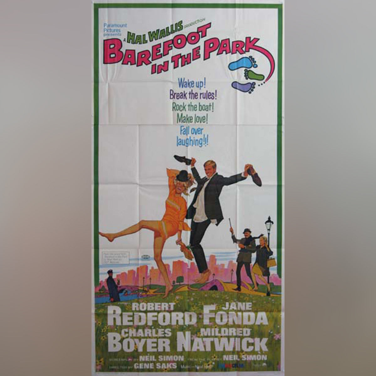 Barefoot In The Park 1967 Original Movie Poster Vintage Film barefoot-in-the-park-1967-original-movie-poster-vintage-film