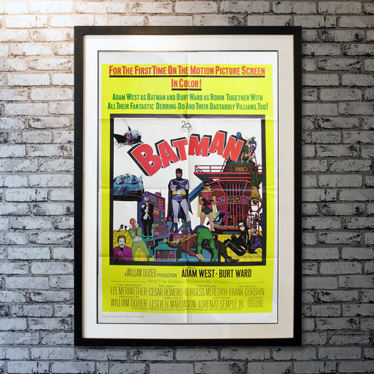 Original Movie Poster of Batman (1966)