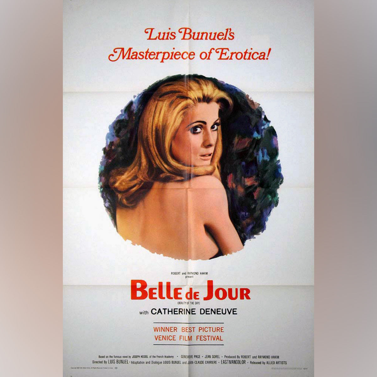 Original Movie Poster of Belle De Jour (1967)