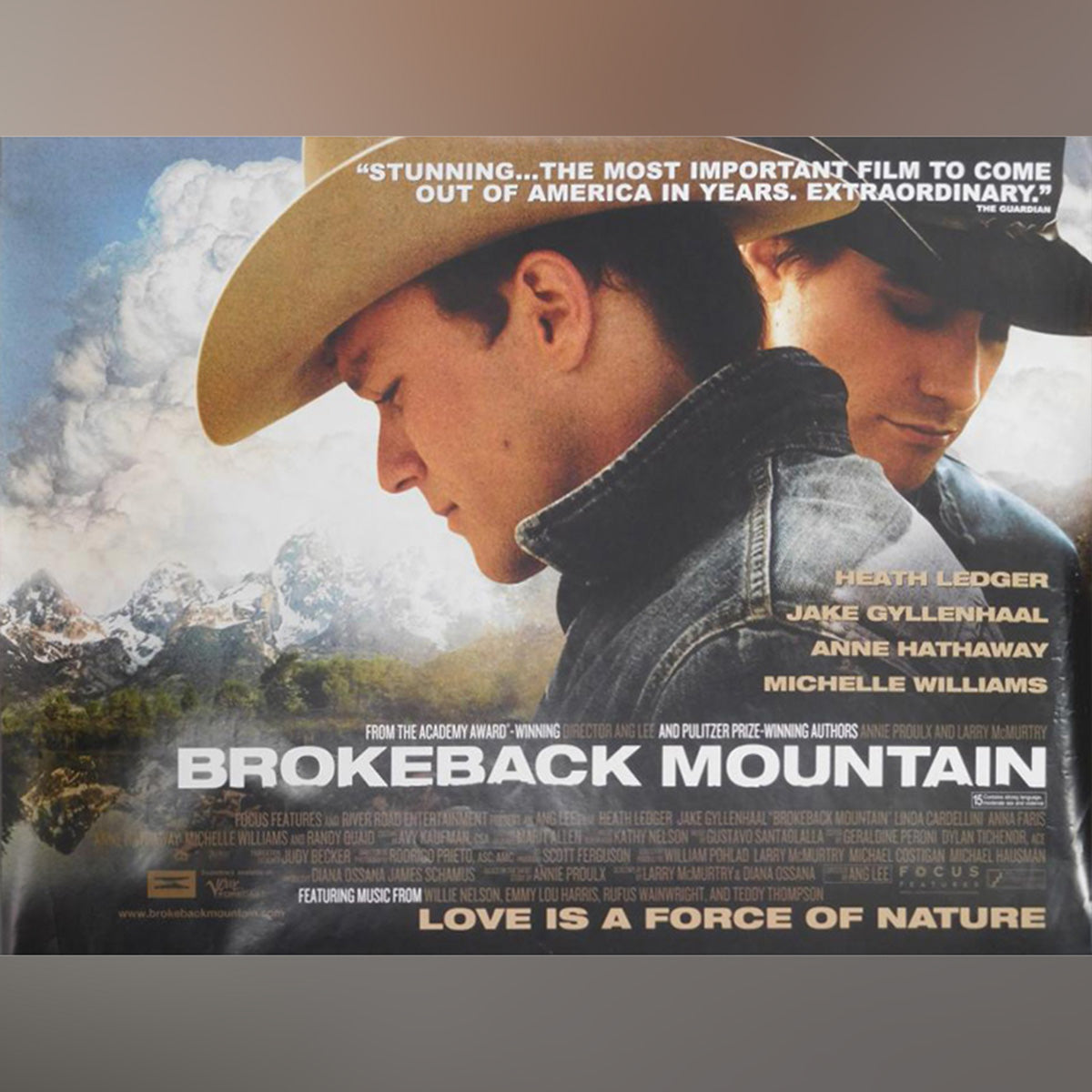 Brokeback Mountain (2005) Original Movie Poster Vintage Film