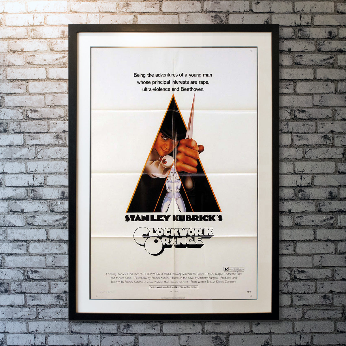 Original Movie Poster of A Clockwork Orange (1972)