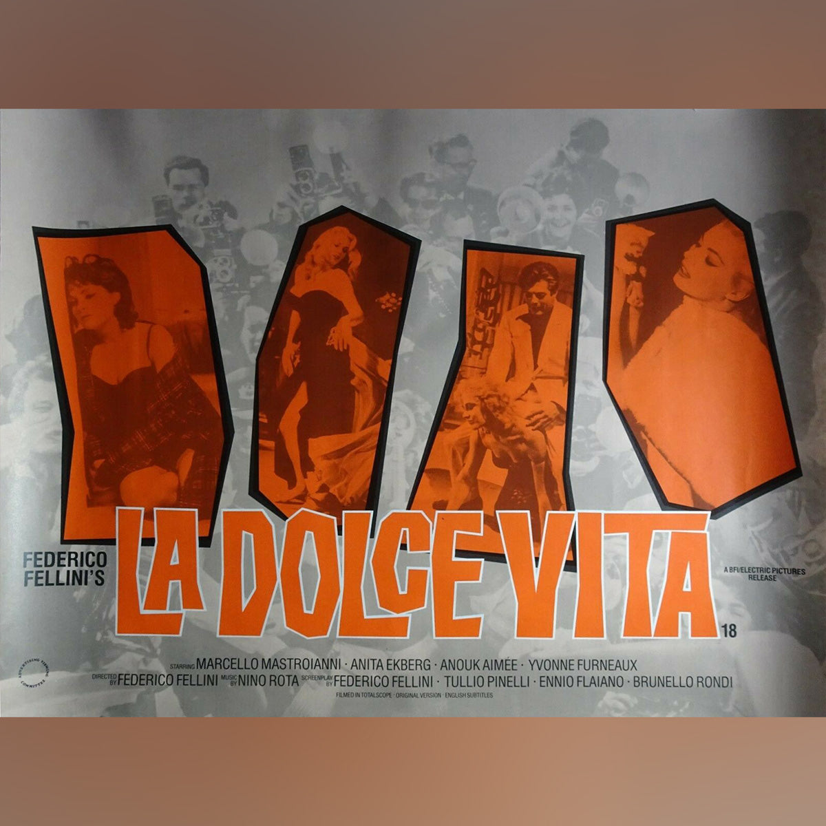 Original Movie Poster of La Dolce Vita (1987R)