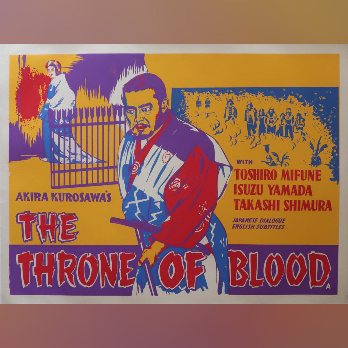 Original Movie Poster of Throne Of Blood (1957)