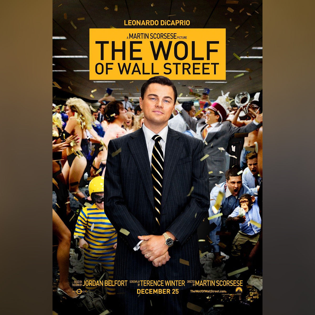 Original Movie Poster of Wolf Of Wall Street, The (2013)