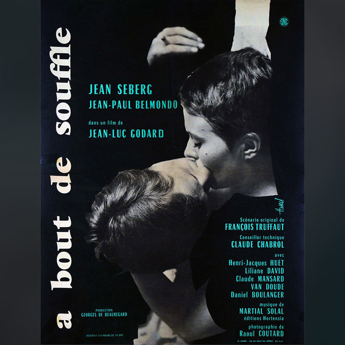 Original Movie Poster of À Bout De Souffle (1960)