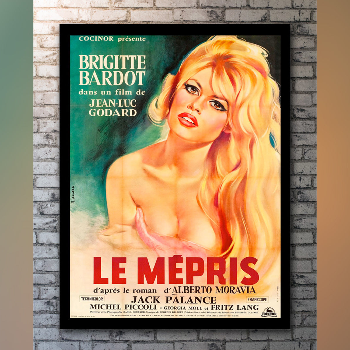 Original Movie Poster of Le Mepris (1963)