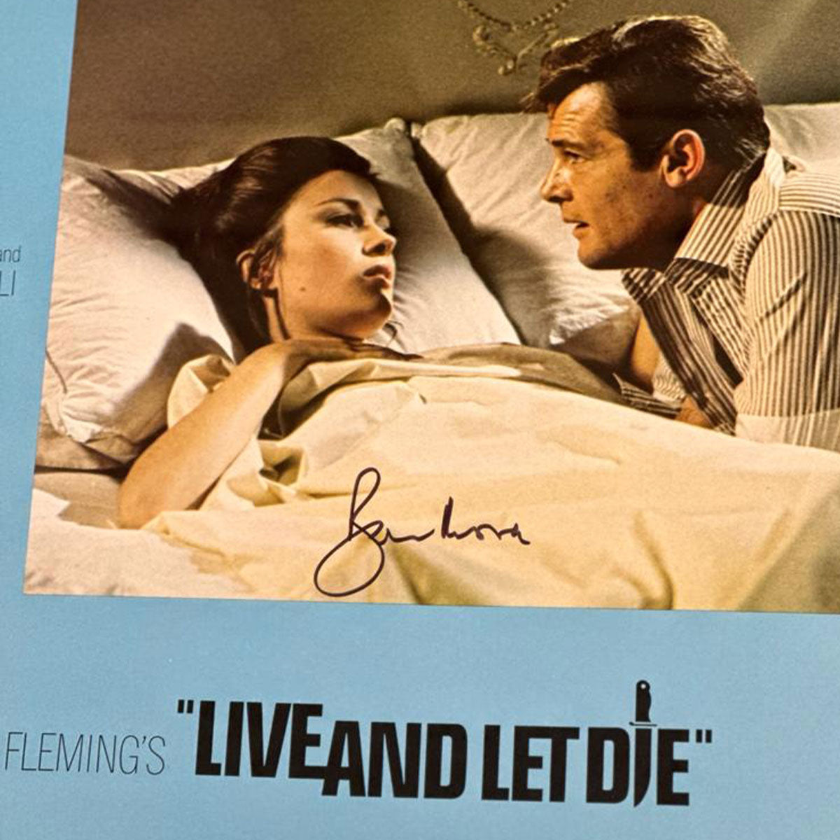 To Live and Let Die (1973) - FRAMED *SIGNED*