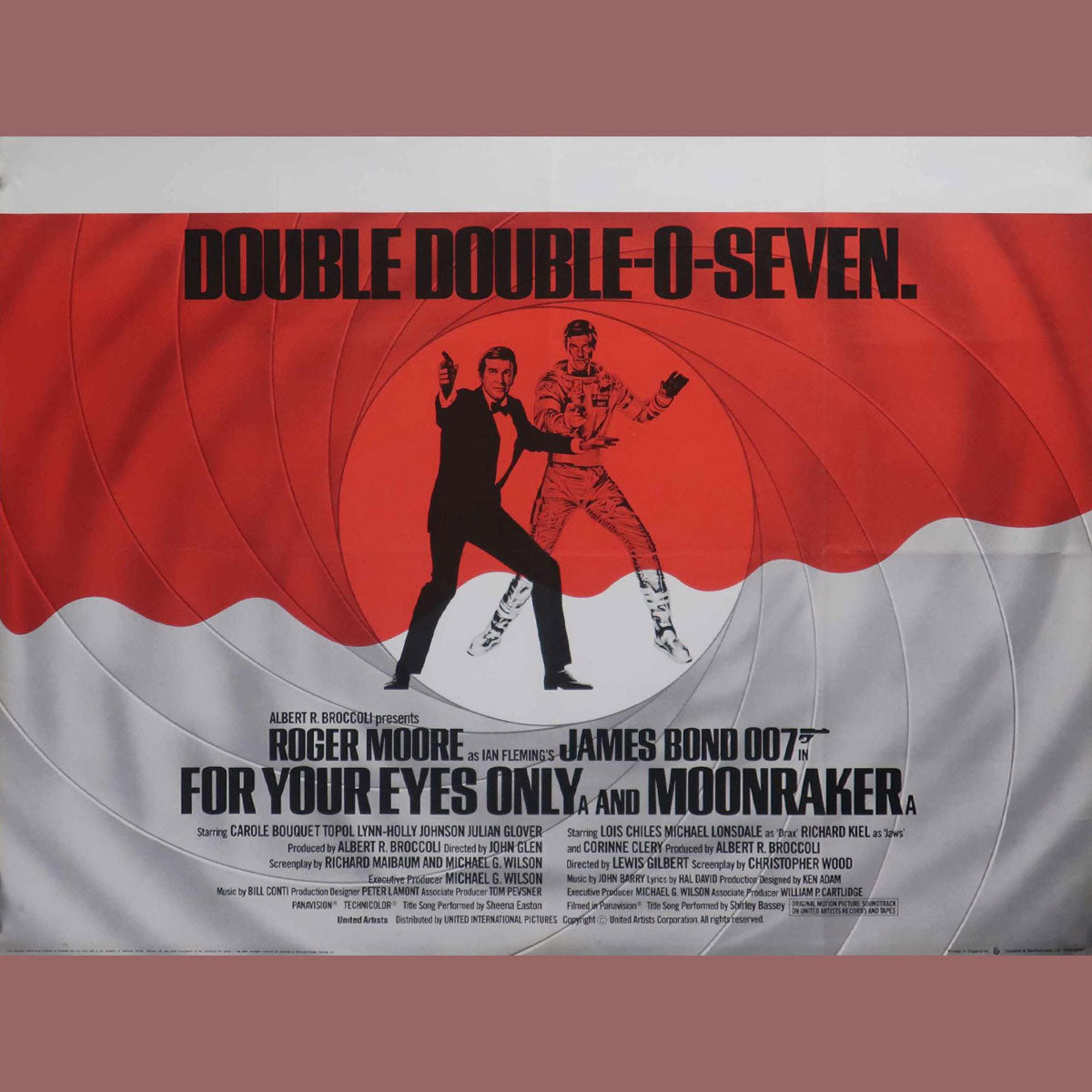 For Your Eyes Only / Moonraker (1980s) *DOUBLE BILL*