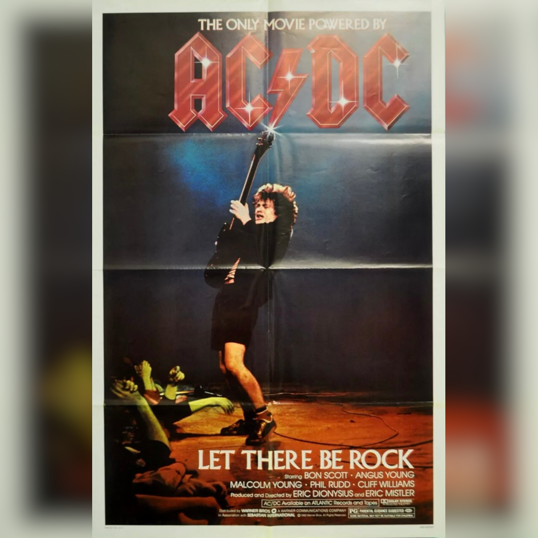 AC/DC Let there Be Rock (1982) | Original Movie Poster | Vintage Film ...