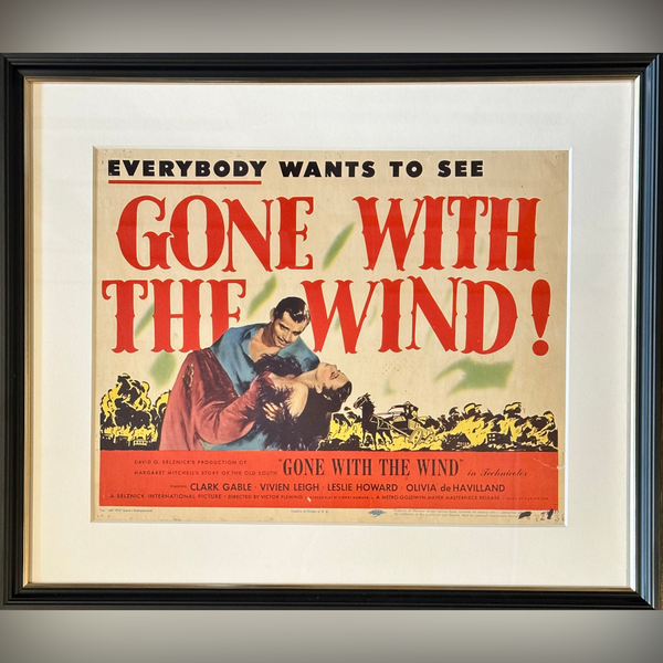 Gone With The Wind (1947R) - FRAMED