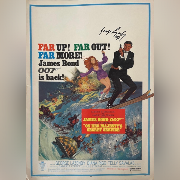 On Her Majesty’s Secret Service (1969) - Signed By George Lazenby