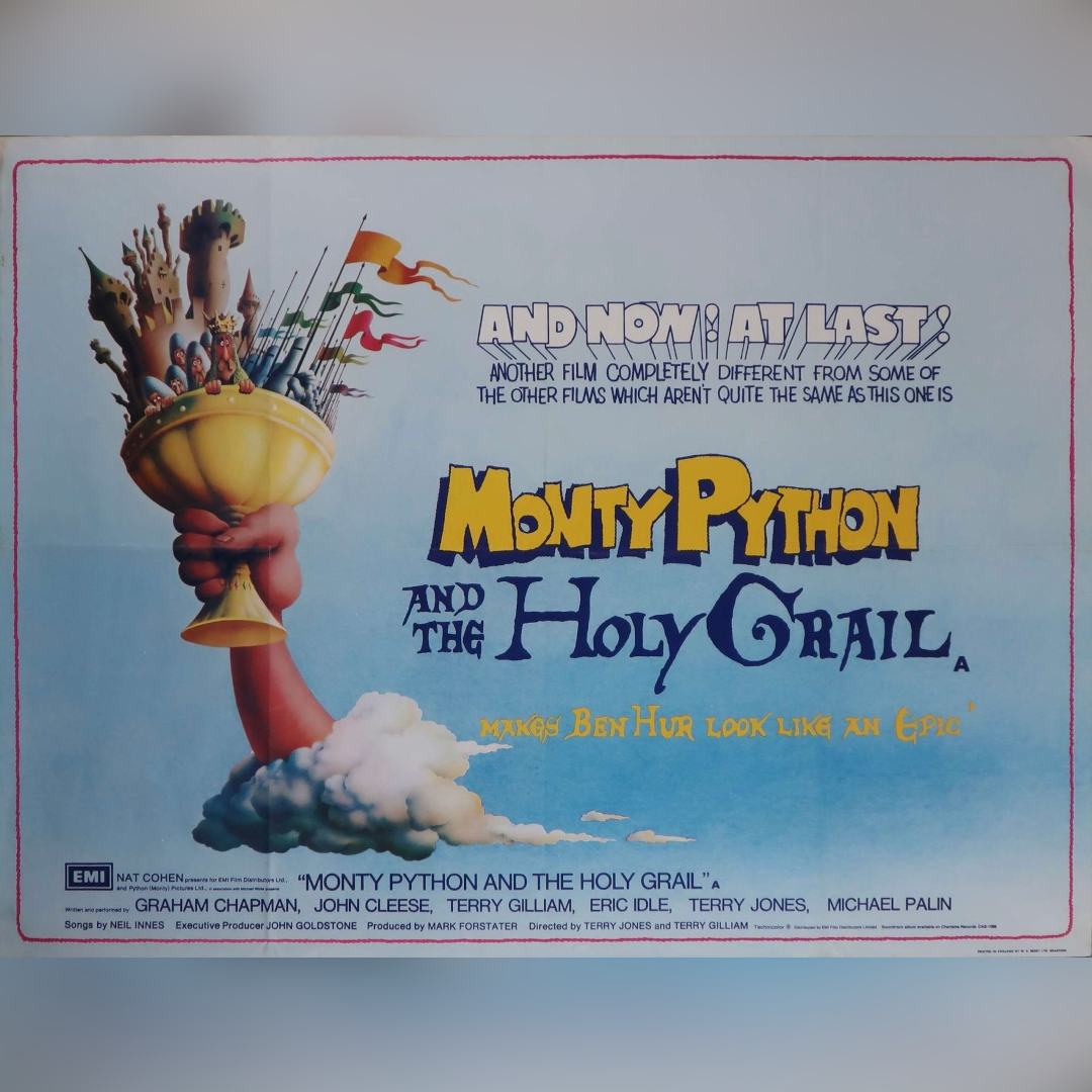 Monty Python And The Holy Grail (1975) | Original Movie Poster ...