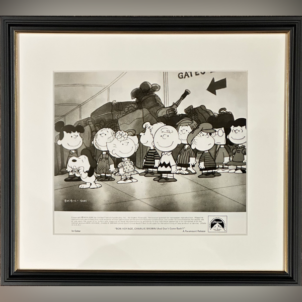 Bon Voyage Charlie Brown (1980) - FRAMED