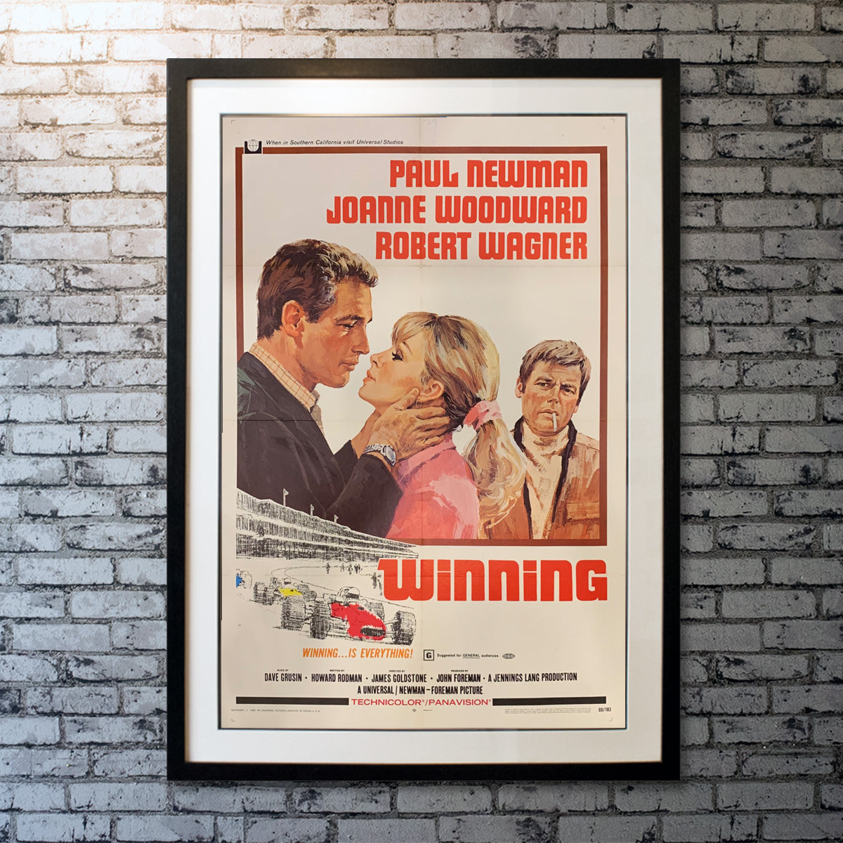 Original Movie Poster of Winning (1969)