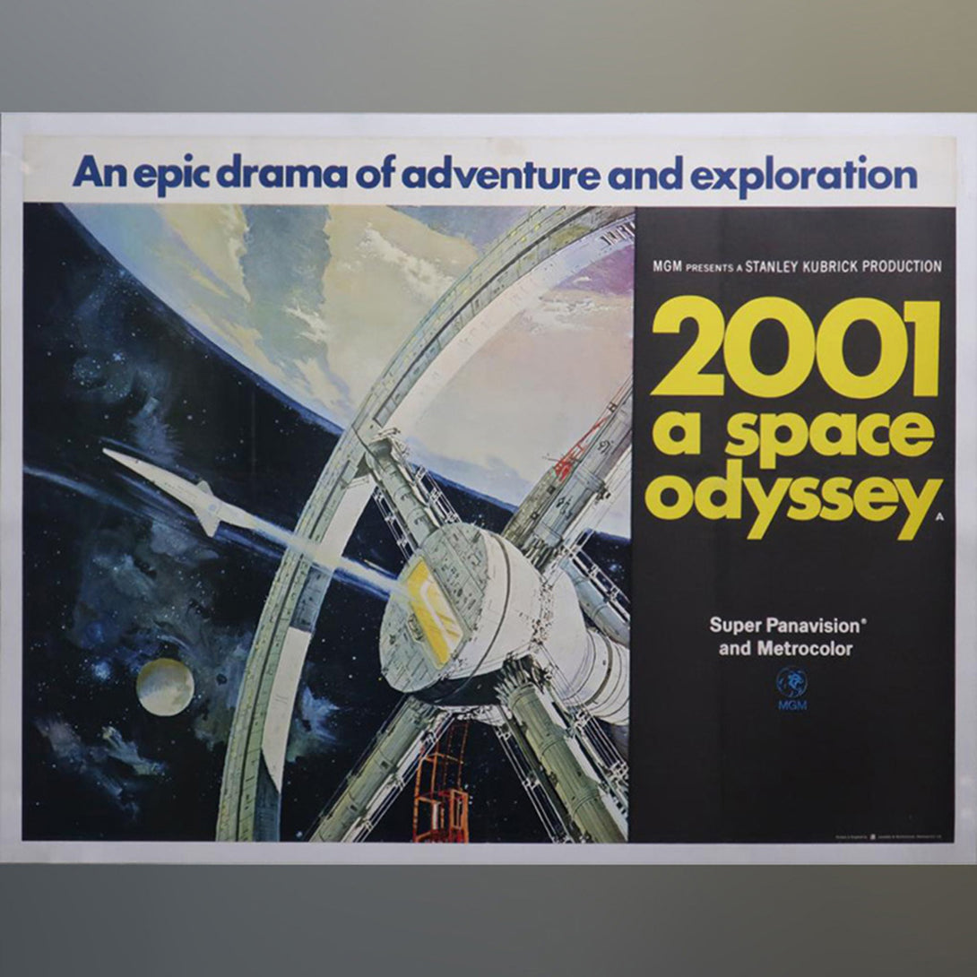 Original Movie Poster of 2001: A Space Odyssey (1968)