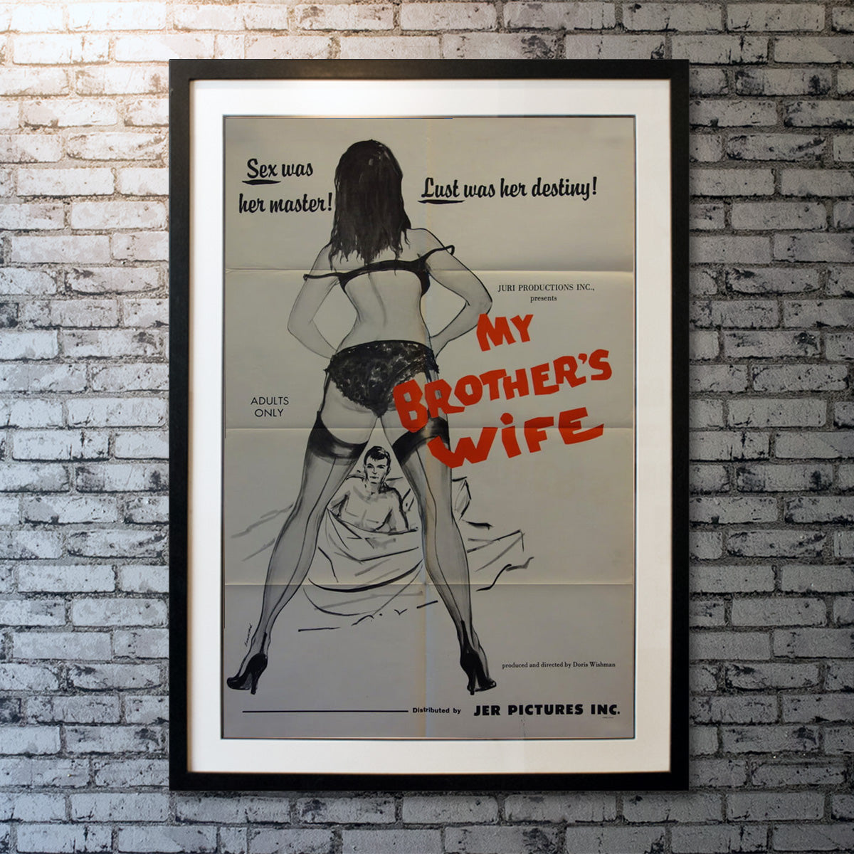 My Brothers Wife (1966) Original Movie Poster Vintage Film Poster