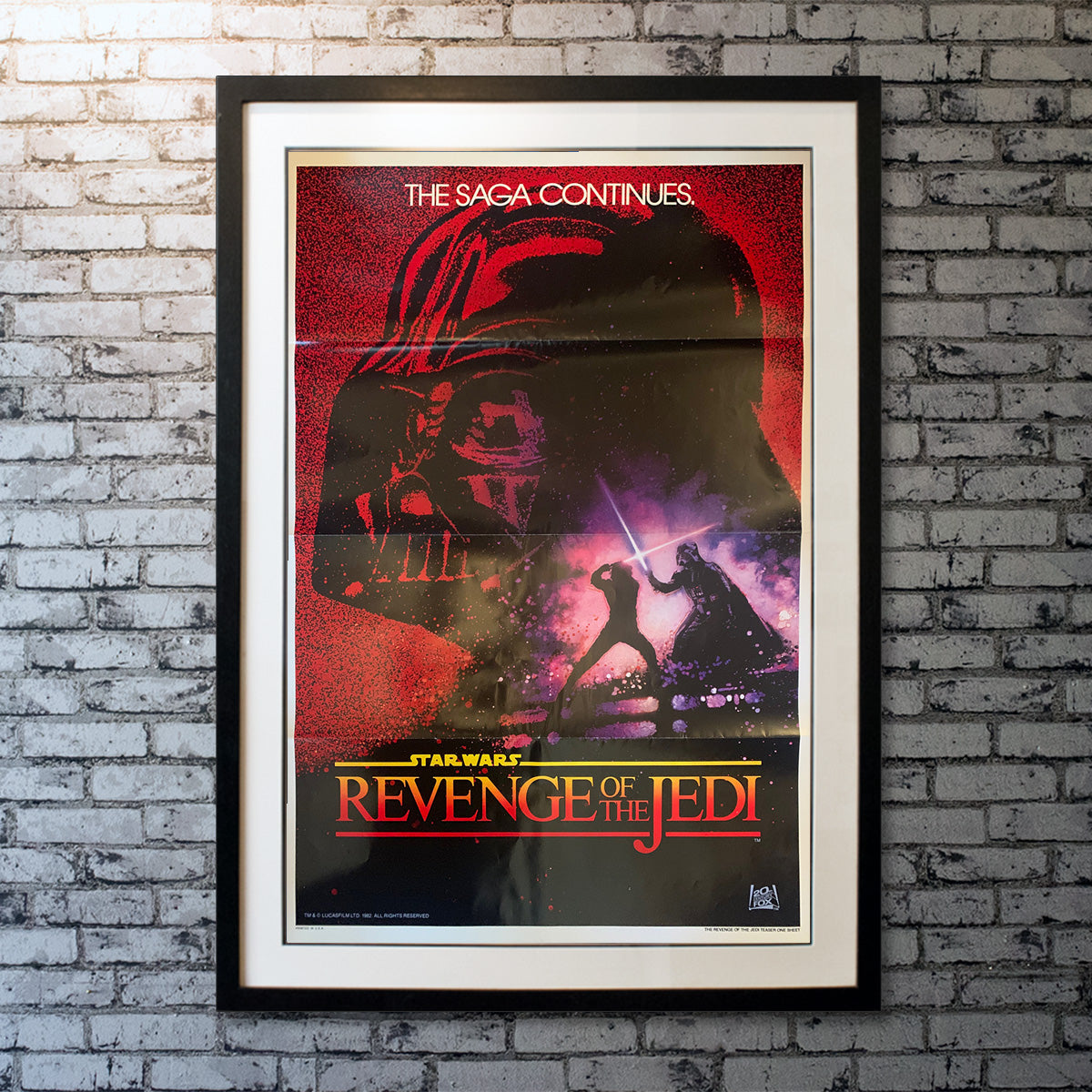 Original Movie Poster of Revenge Of The Jedi (1983)