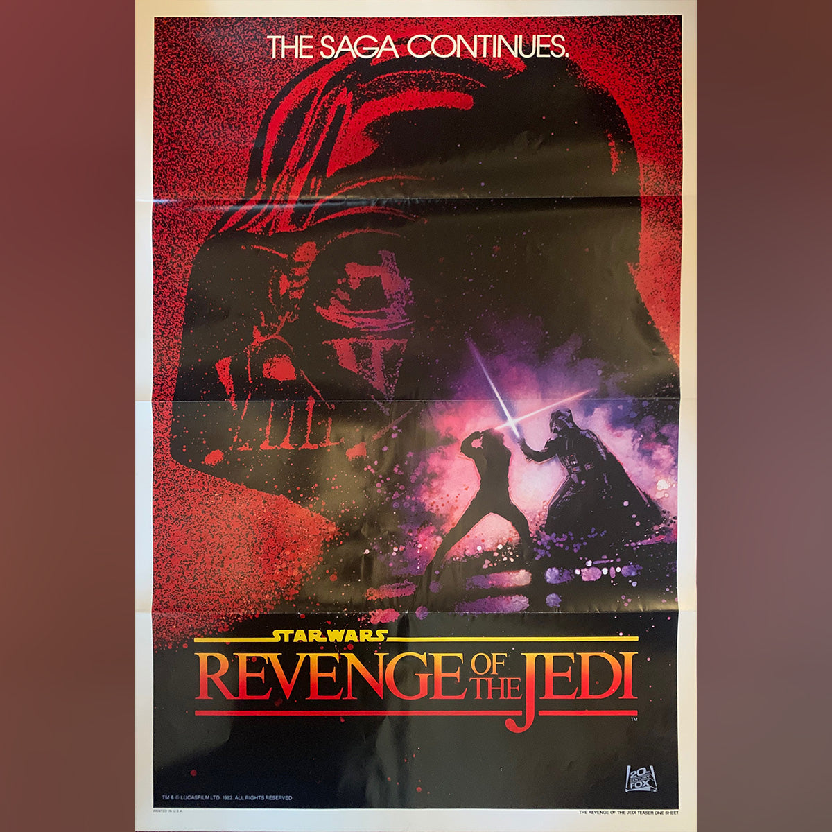 Original Movie Poster of Revenge Of The Jedi (1983)
