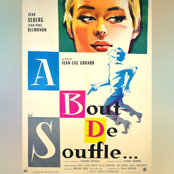 Original Movie Poster of À Bout De Souffle (1960)