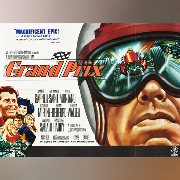 Original Movie Poster of Grand Prix (1966)