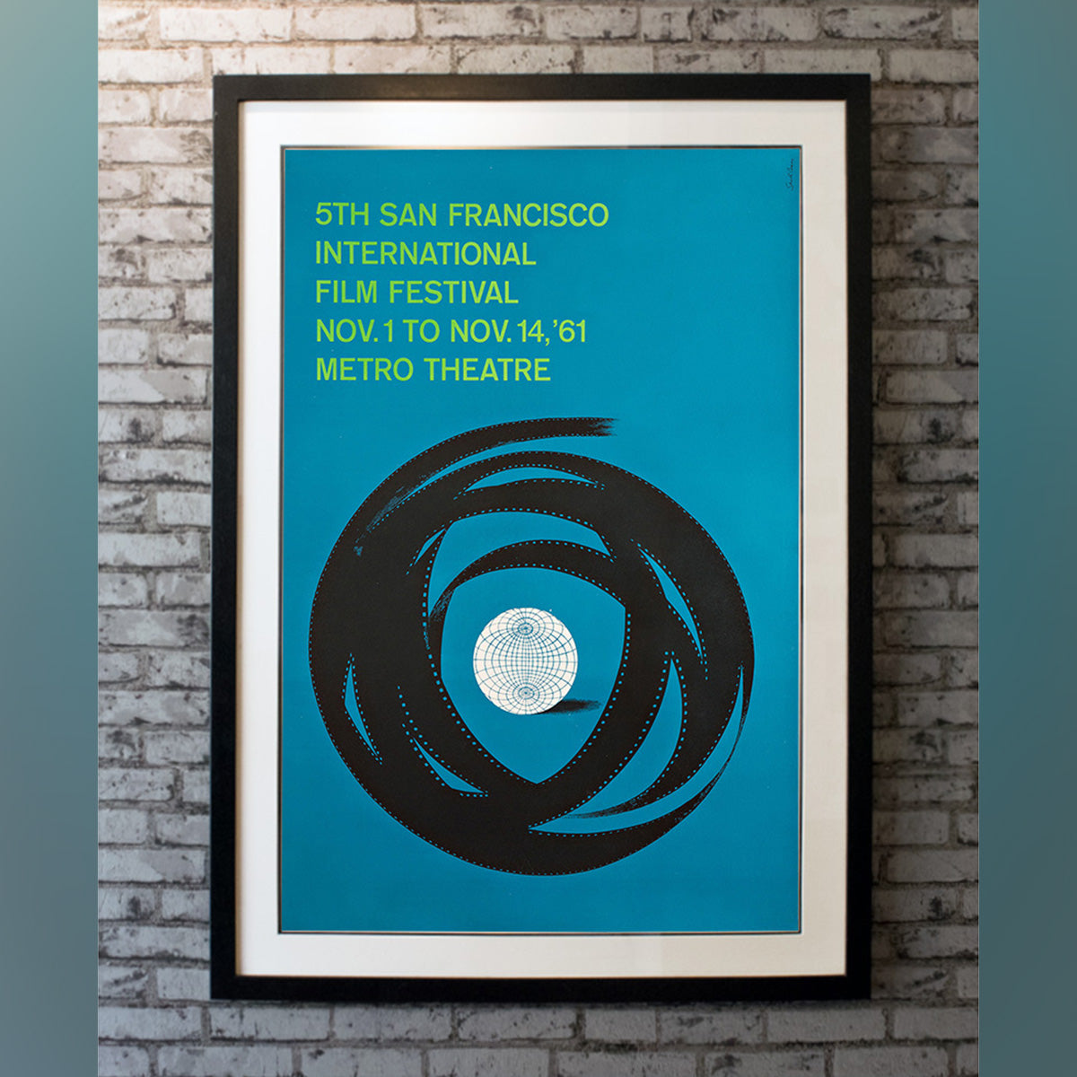 Original Movie Poster of 5th San Francisco Film Festival (1961)