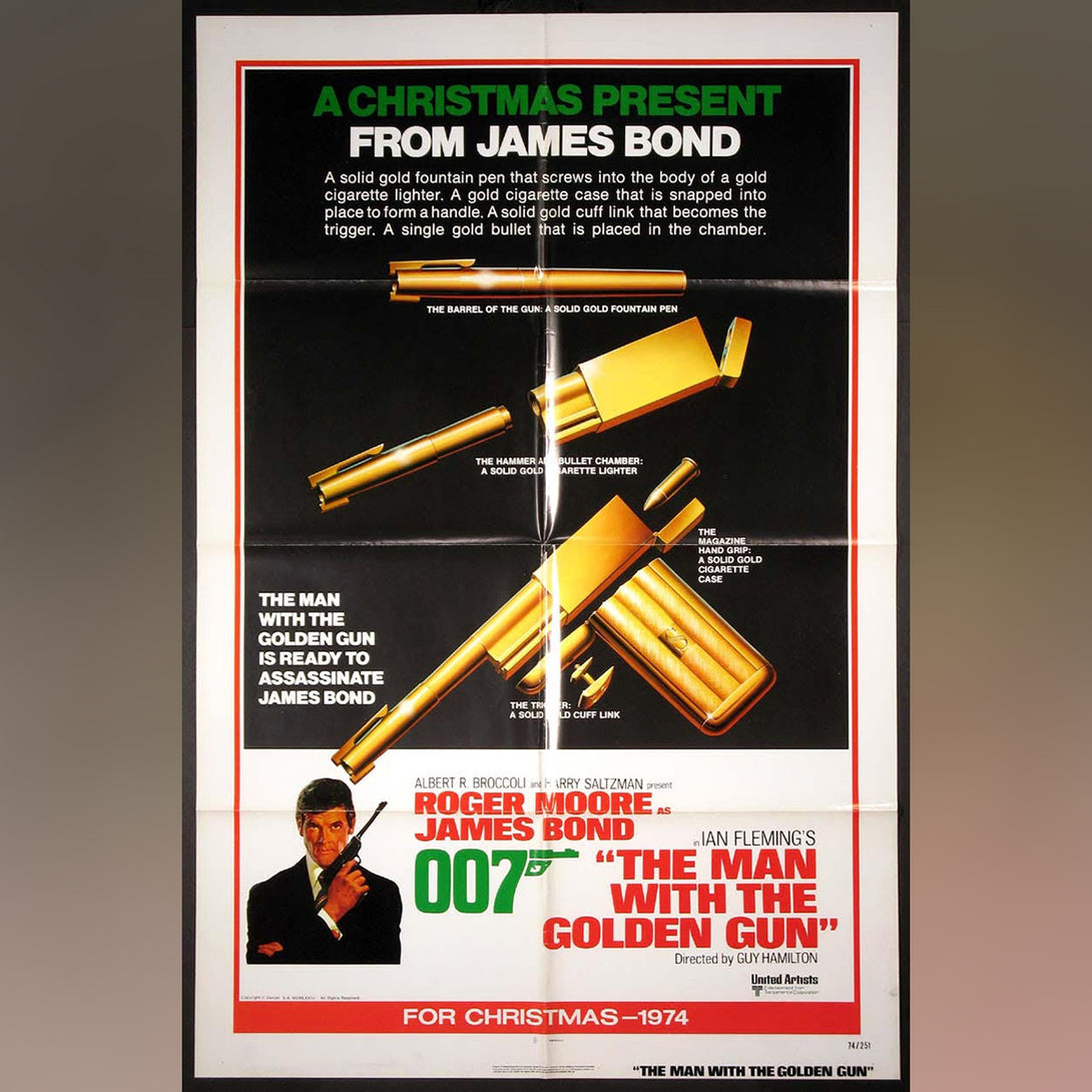 Original Movie Poster of Man With The Golden Gun, The (1974)