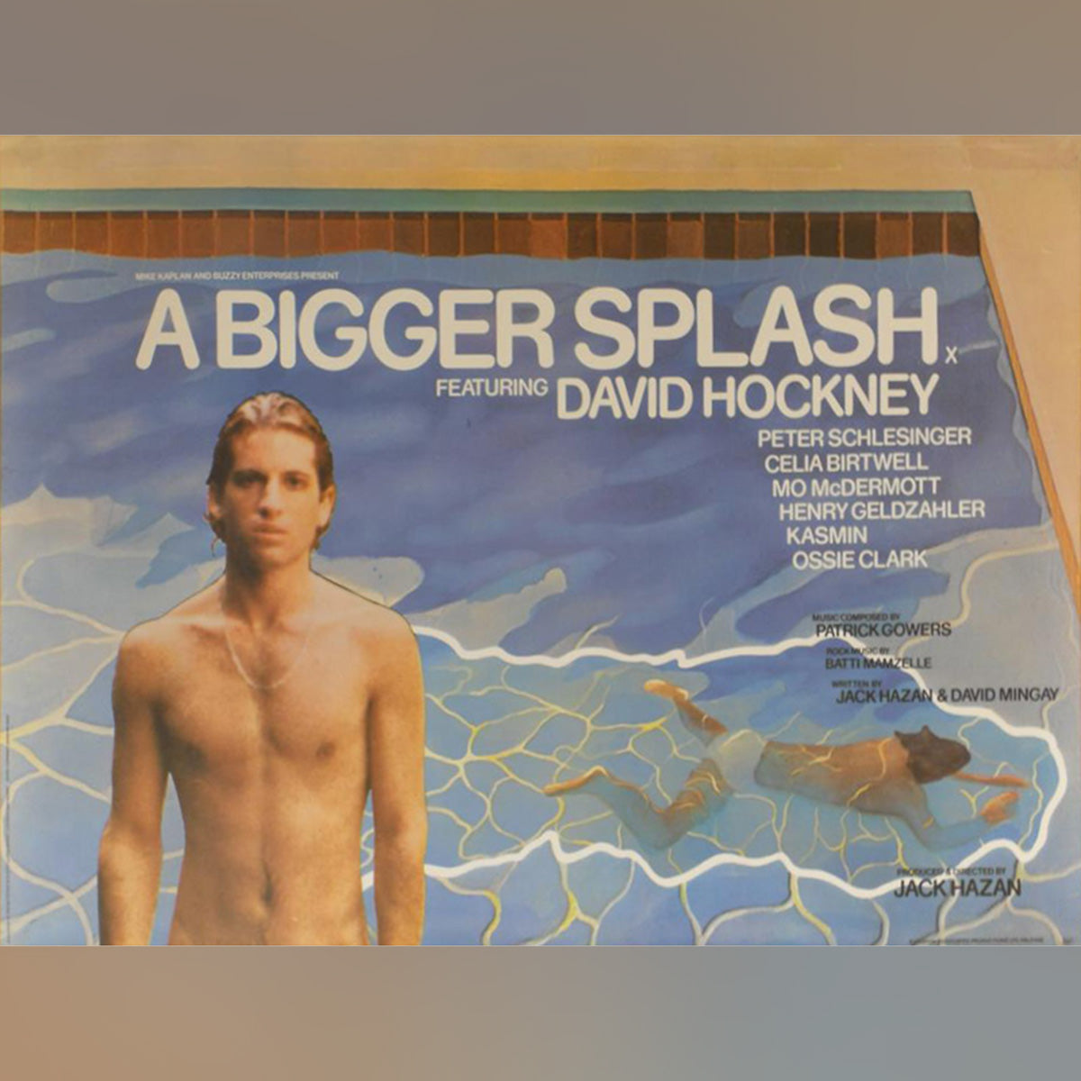Original Movie Poster of A Bigger Splash (1973)