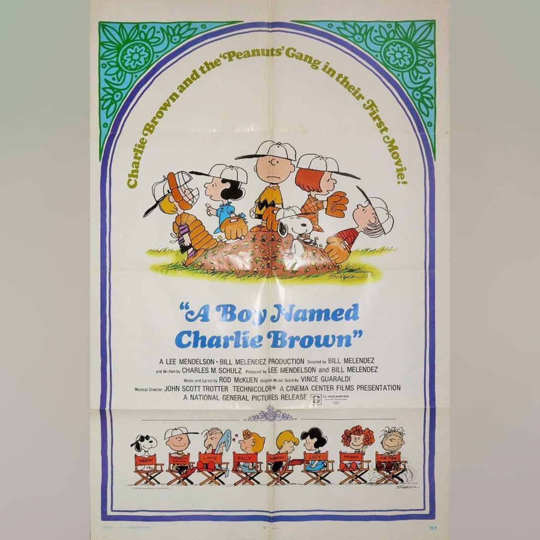 Original Movie Poster of A Boy Named Charlie Brown (1969)