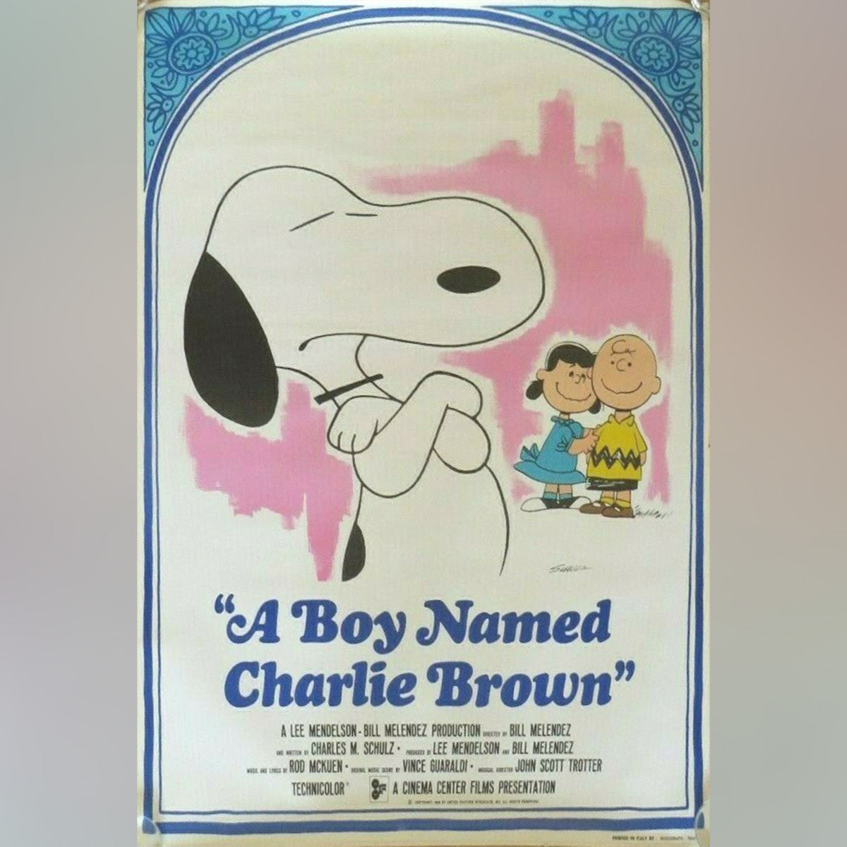 Original Movie Poster of A Boy Named Charlie Brown (1969)