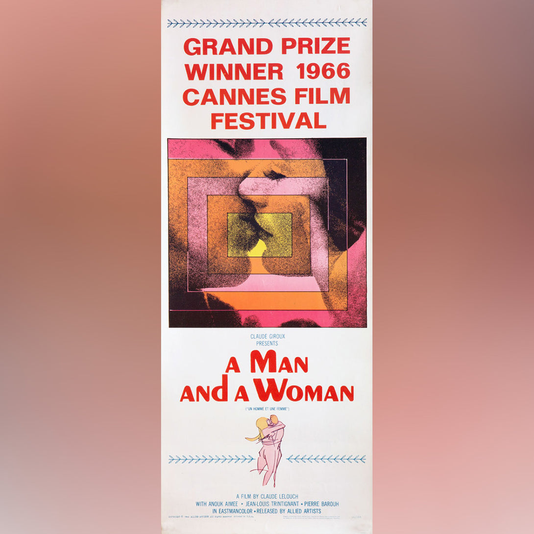 Original Movie Poster of A Man And A Woman (1966) 