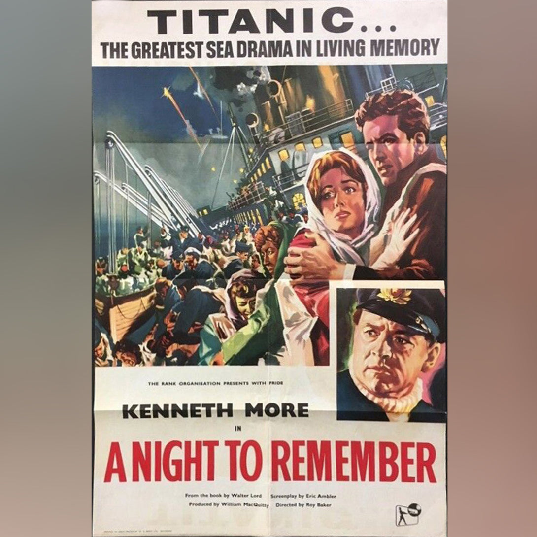 Original Movie Poster of A Night To Remember (1958)