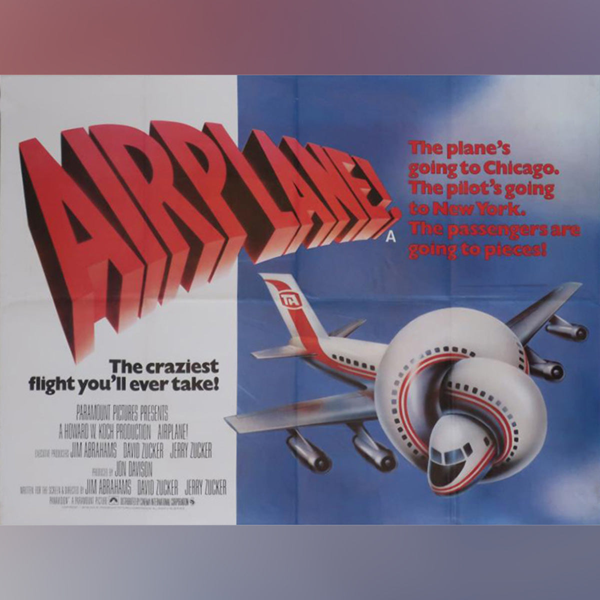 Original Movie Poster of Airplane! (1980)