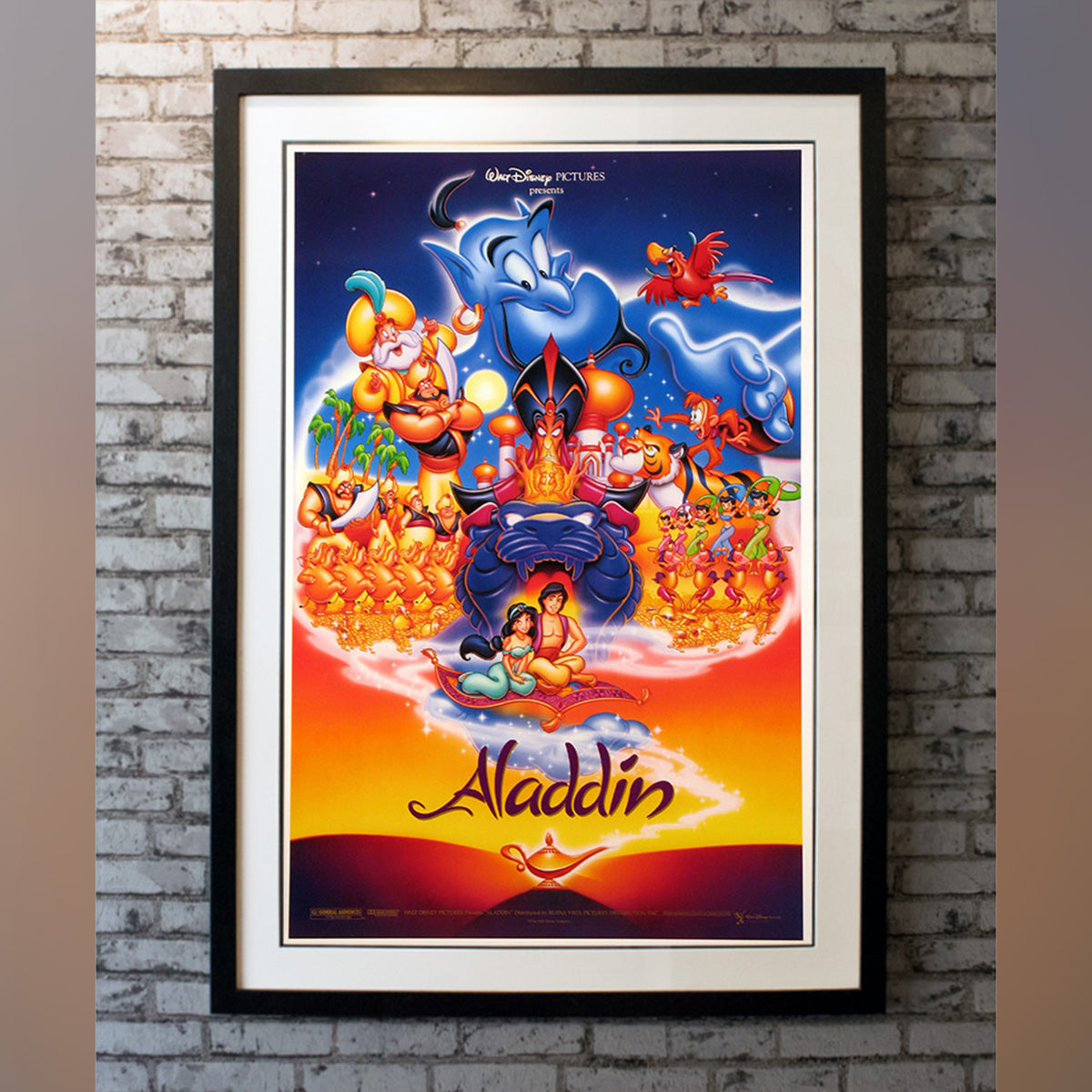 Original Movie Poster of Aladdin (1992)