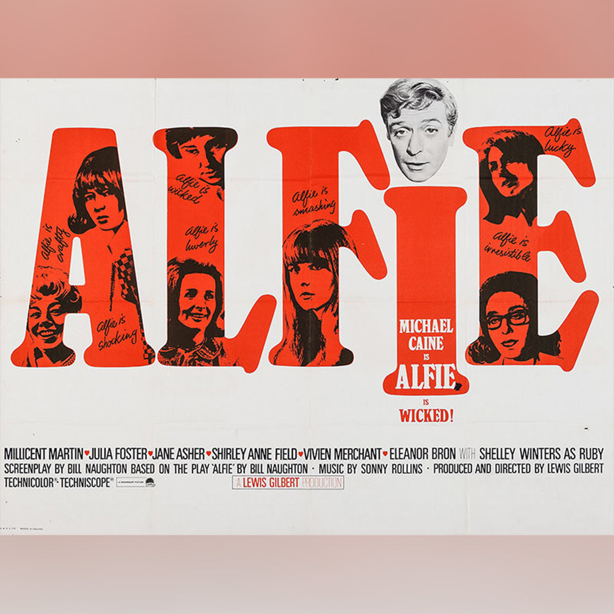 Original Movie Poster of Alfie (1966)