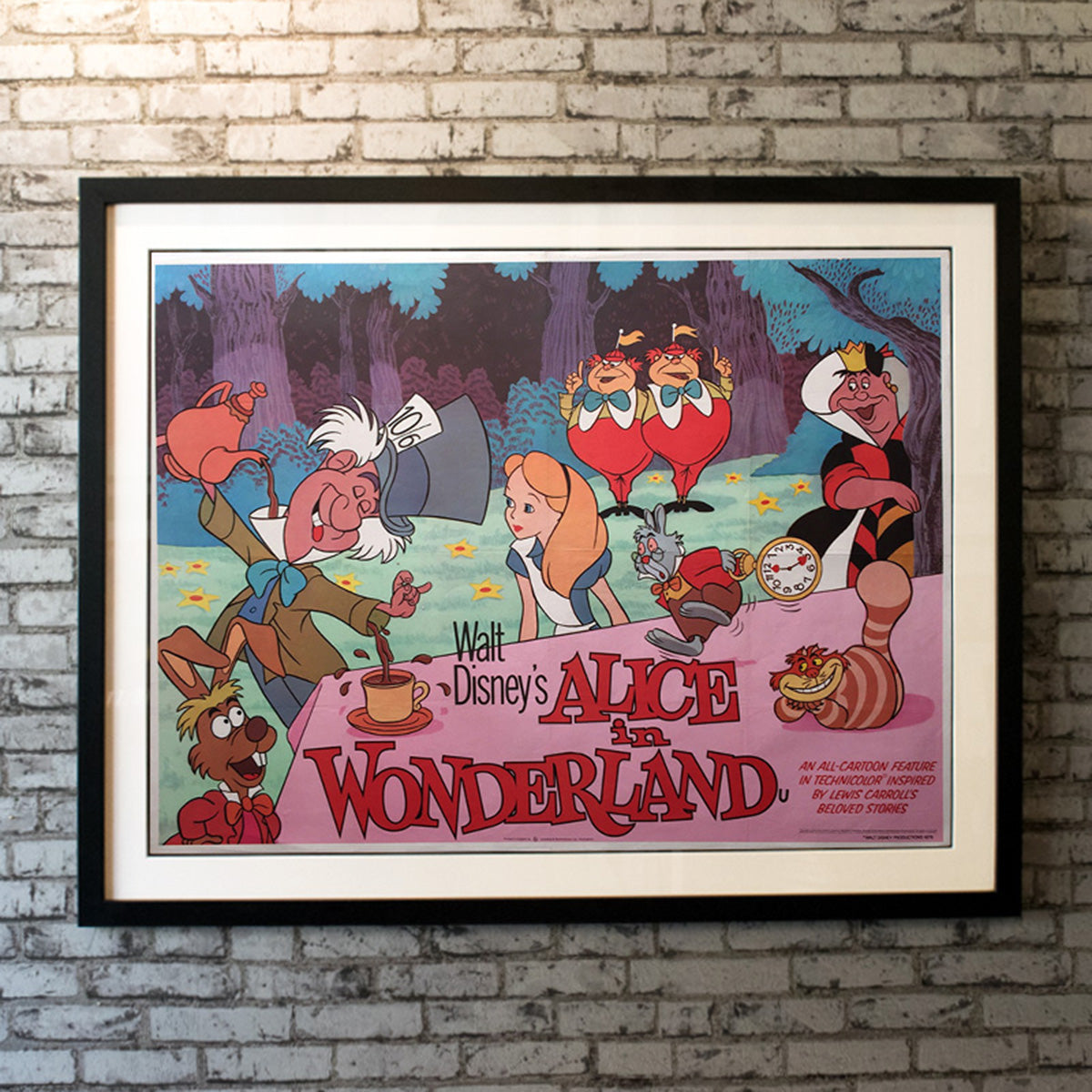 Original Movie Poster of Alice In Wonderland (1978R)