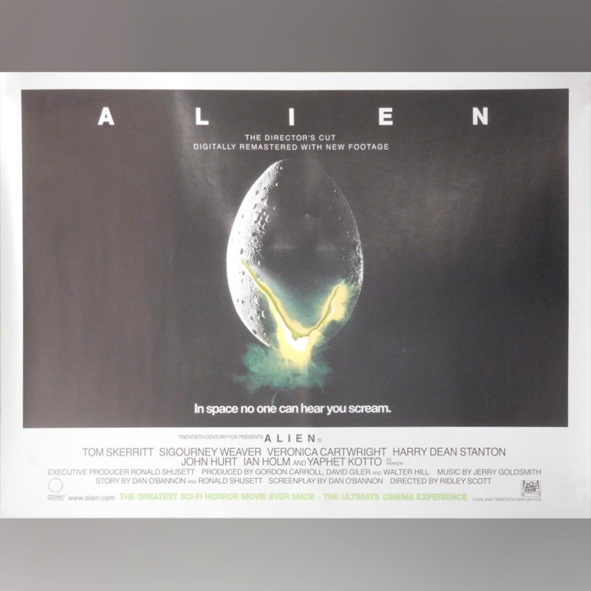 Original Movie Poster of Alien (2003R) - Die Cut