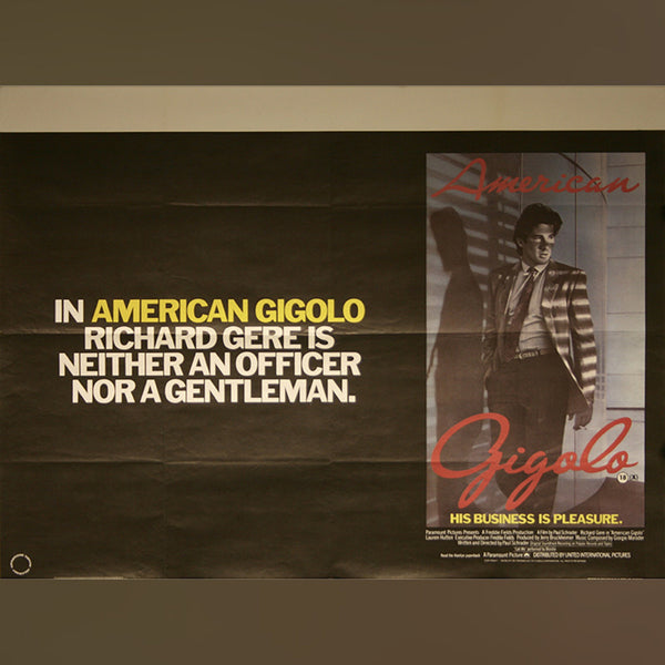 Original Movie Poster of American Gigolo (1980)