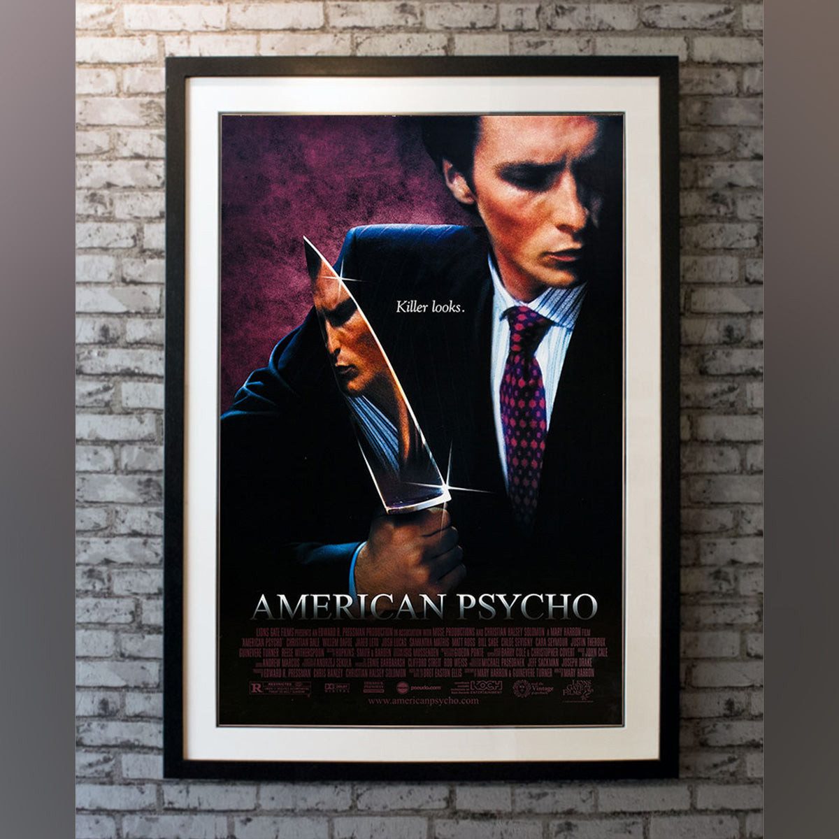 Original Movie Poster of American Psycho (2000)
