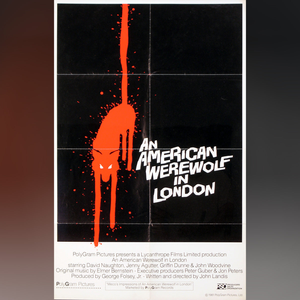 Original Movie Poster of An American Werewolf In London (1981)