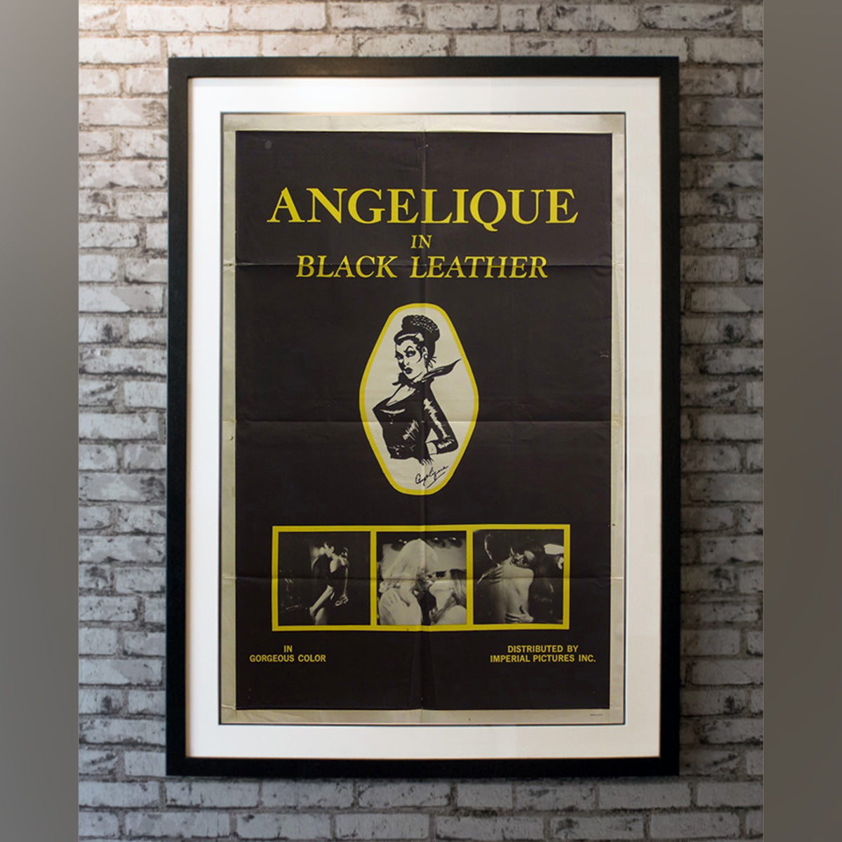 Original Movie Poster of Angelique In Black Leather (1968)