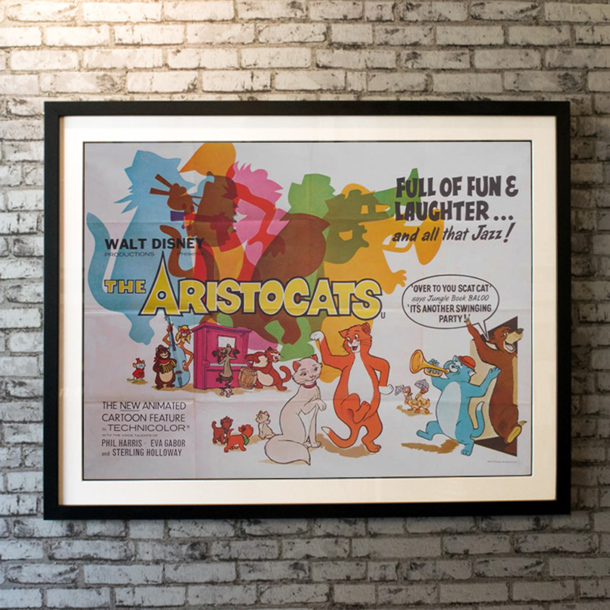 Original Movie Poster of Aristocats, The (1970)