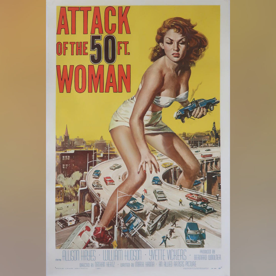 Original Movie Poster of Attack Of The 50 Ft. Woman (1958)