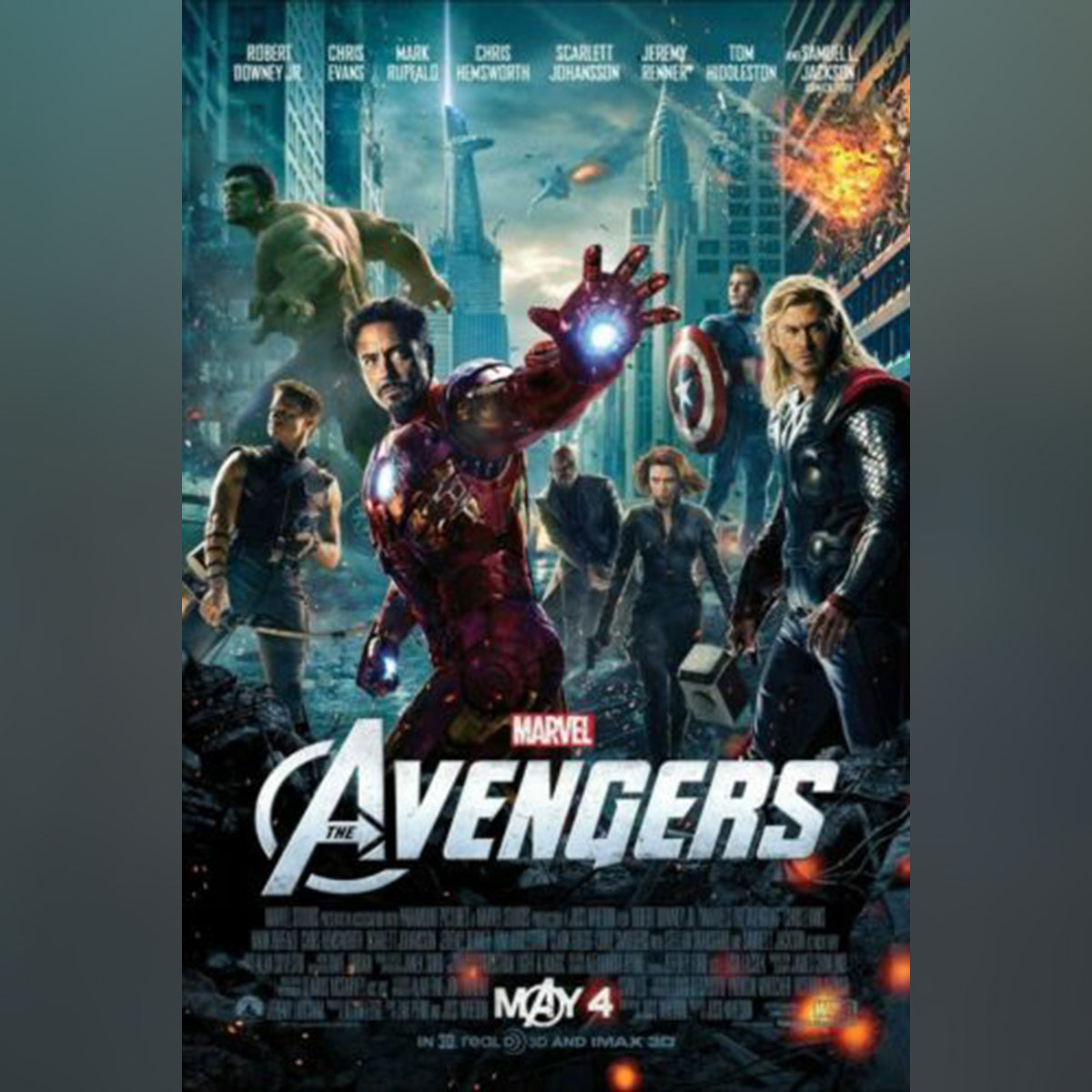 Original Movie Poster of Avengers, The (2012)