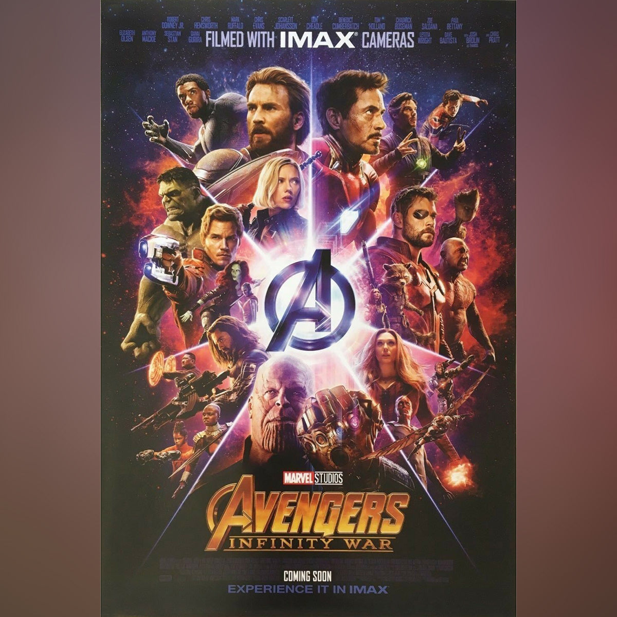 Original Movie Poster of Avengers: Infinity War (2018)